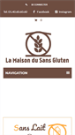Mobile Screenshot of lamaisondusansgluten.net