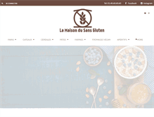 Tablet Screenshot of lamaisondusansgluten.net